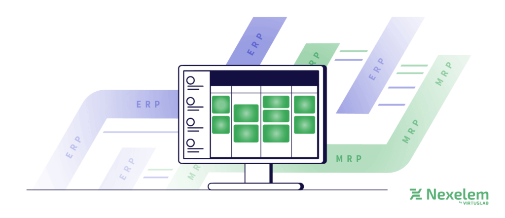 You can integrate any system with Nexelem MRP