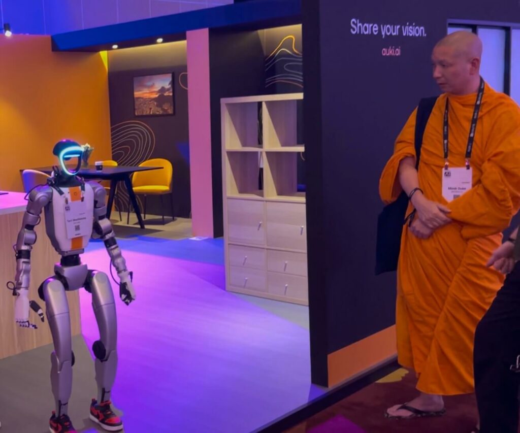 Humanoid robots and humans