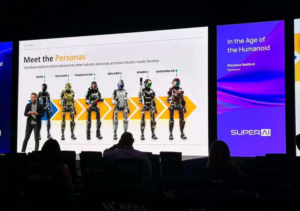 Persona's humanoid robot-workers