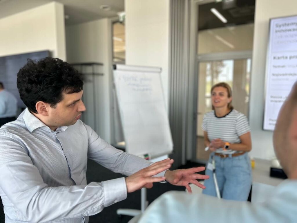 Meetup praca w grupach - nie da się ukryć, że było kreatywnie